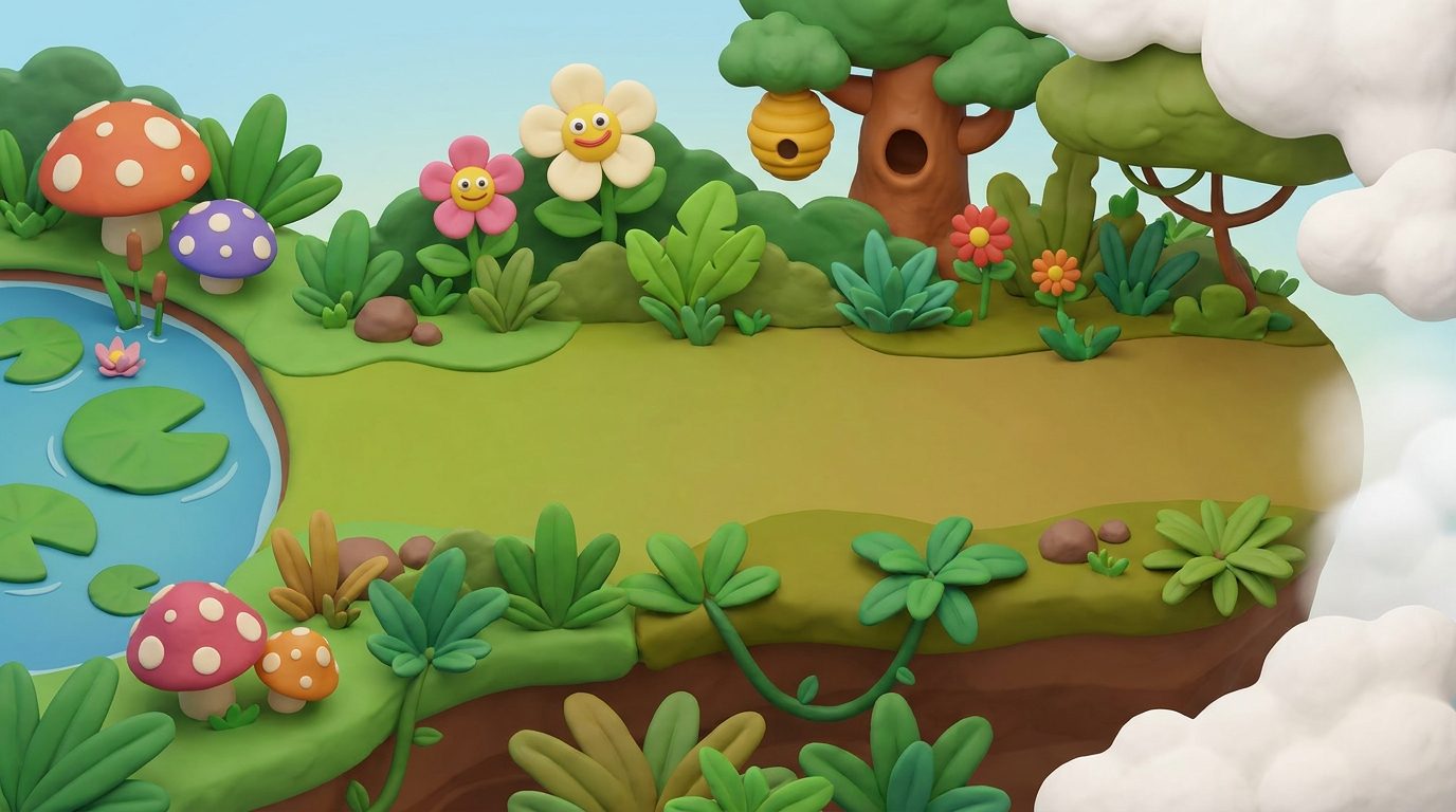 The island world your child explores, one lit skill at a time