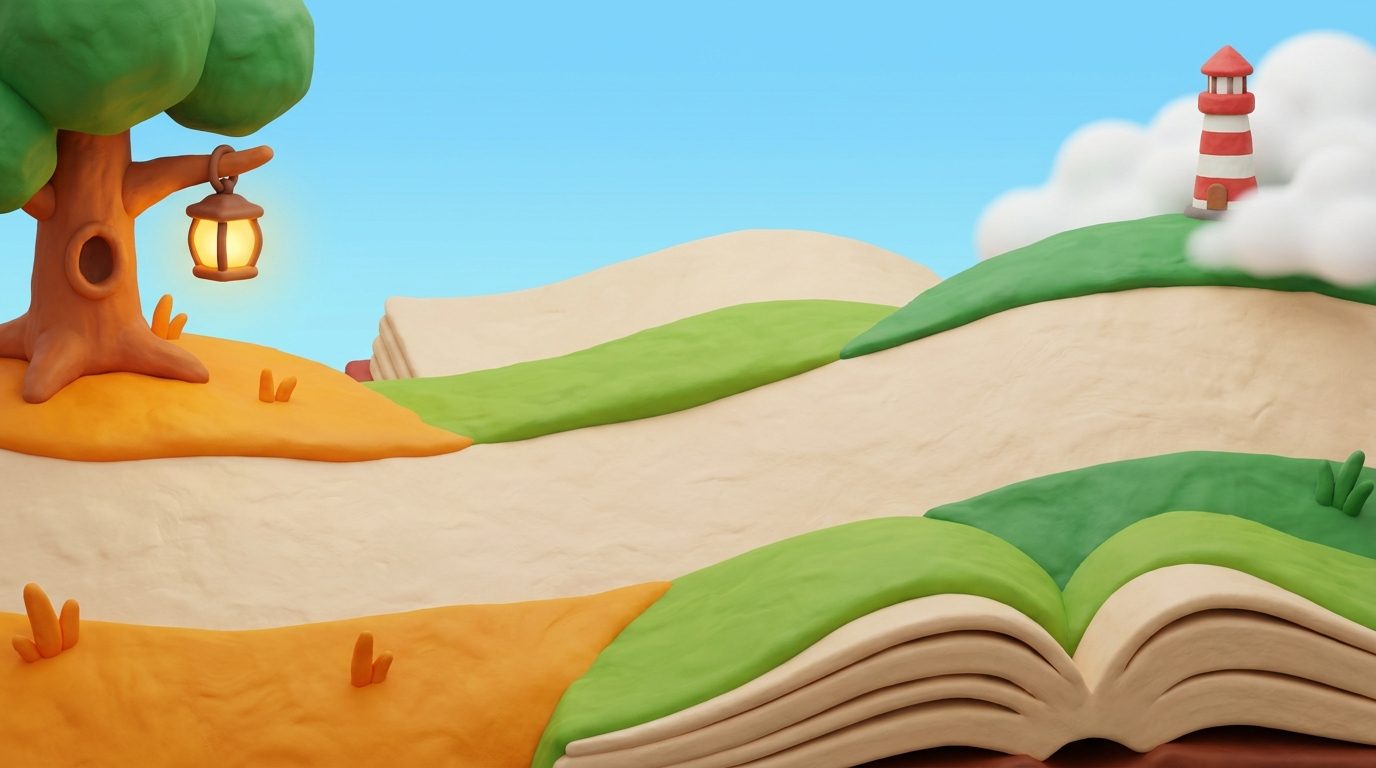 The island world your child explores, one lit skill at a time
