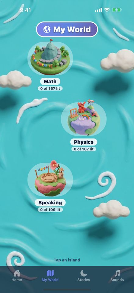 My World: every subject is an island to explore